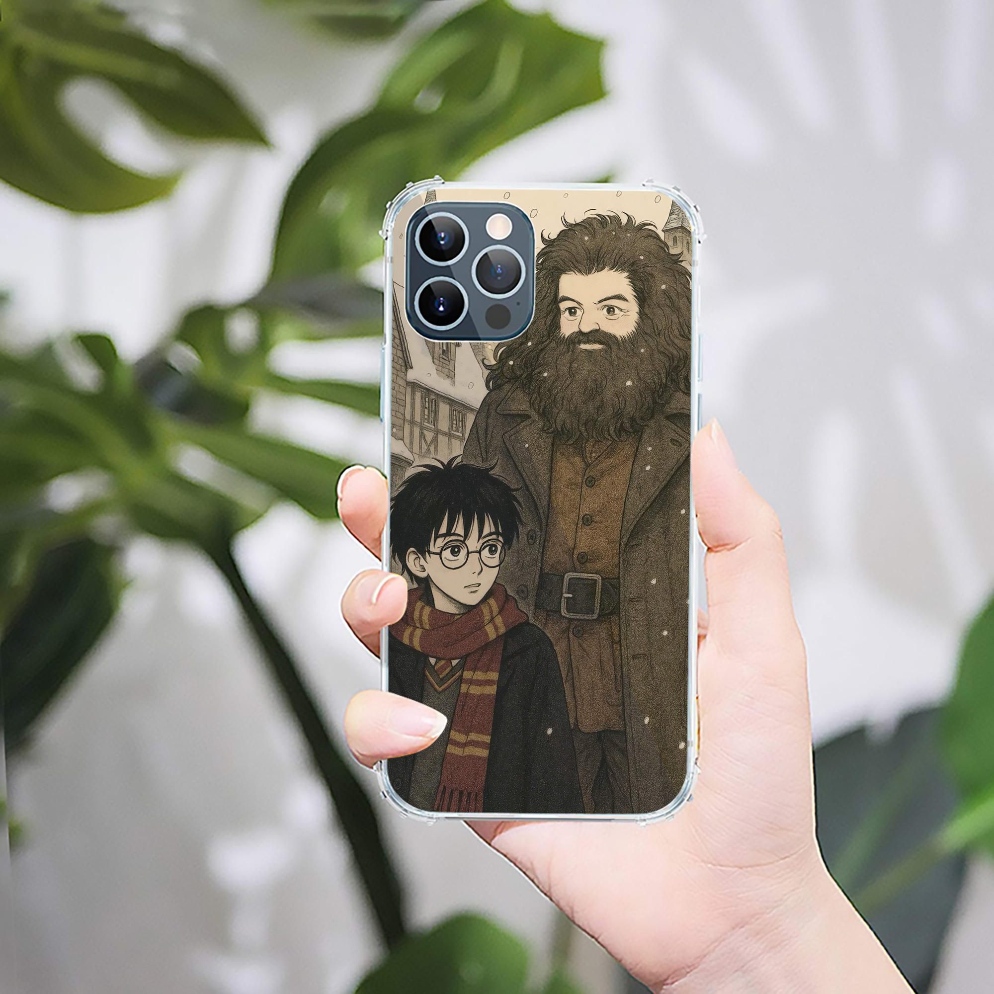 （画像用） Harry Potter ハリー・ポッターシリーズ 【iPhone 12シリーズ対応】透明スマホケース（クリアソフトケース）
